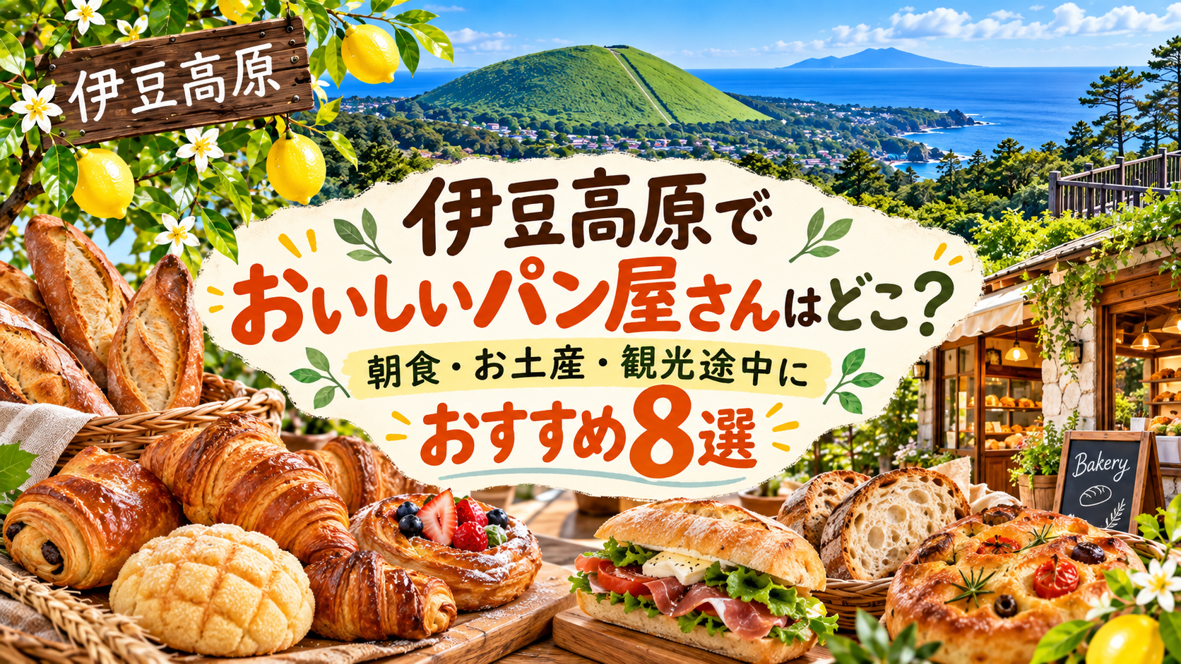 伊豆高原のおいしいパン屋さんおすすめ8選｜朝食・お土産・観光途中に立ち寄りたいベーカリー