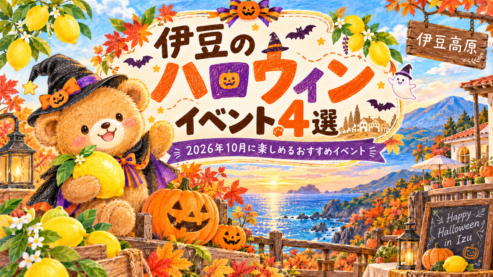 伊豆のハロウィンイベント2026｜10月に楽しめるおすすめ4選